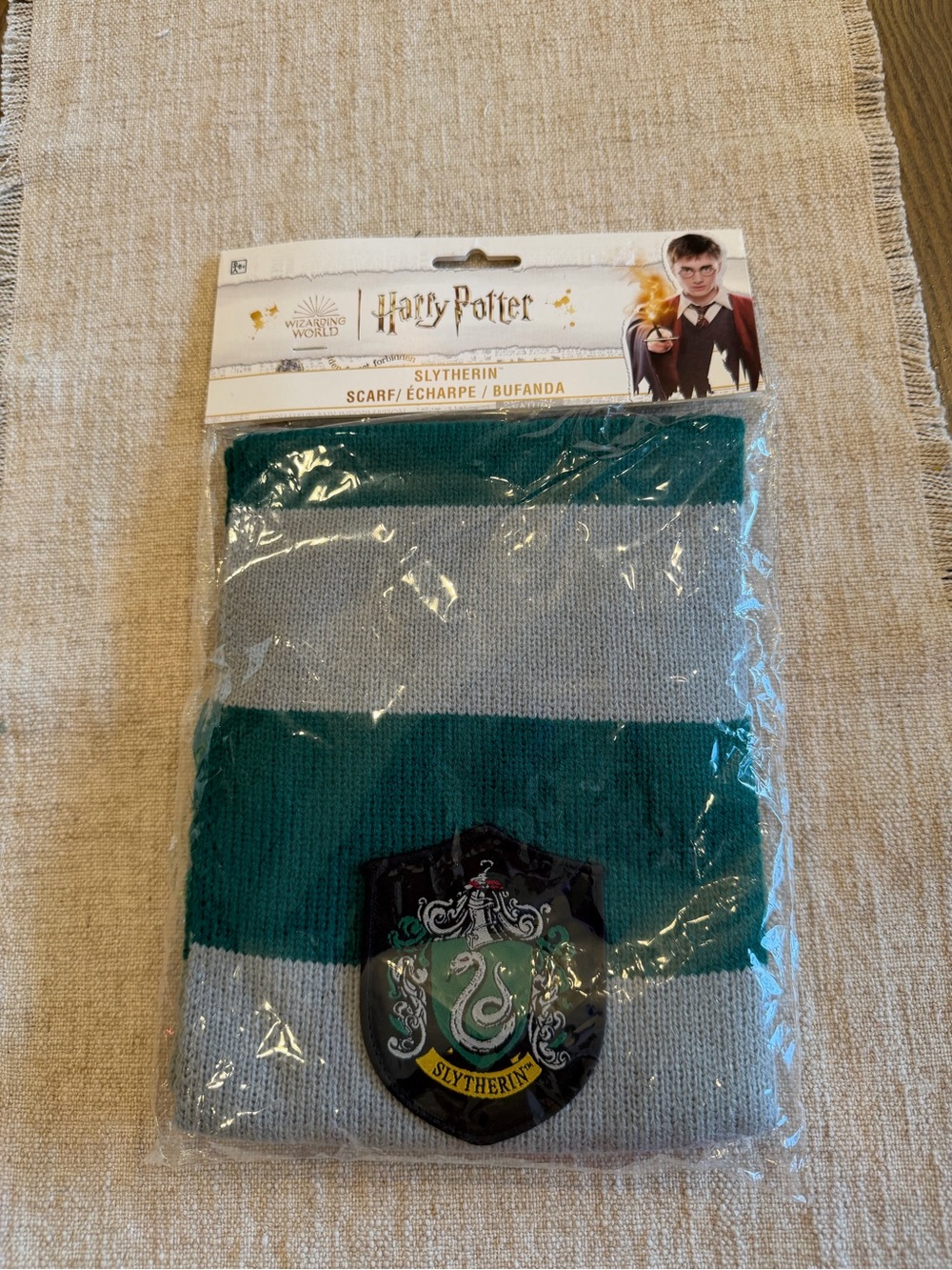 NEW! Harry Potter Slytherin Knit Scarf - Picture 3 of 4
